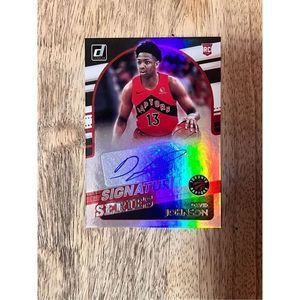 2021-22 Panini- Donruss Basketball David Johnson Autographed Card